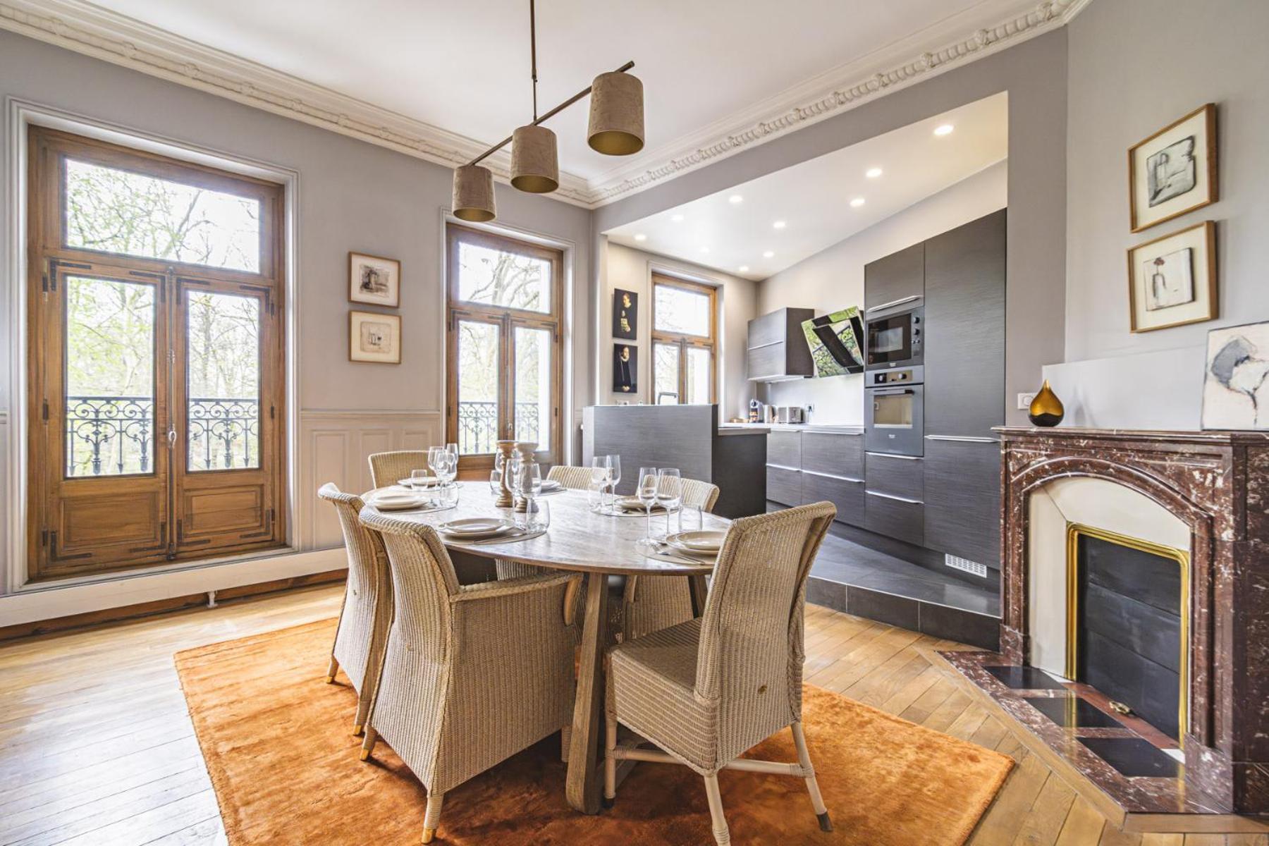 L'Elegance Vue Parc Apartment Reims Bagian luar foto